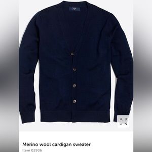 Large Charcoal Grey, Moreno Wool J. Crew Cardigan